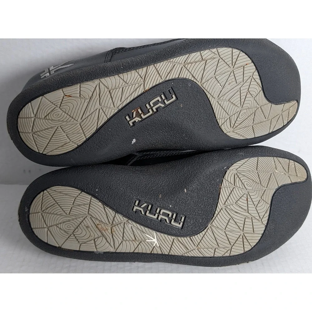 KURU Men's Size 10 Black Slip On Comfort Walking Shoes Casual EU